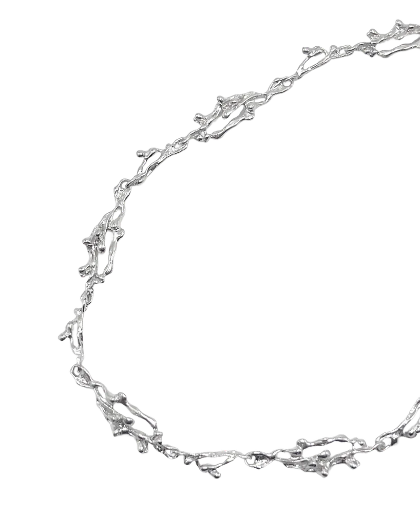 Shoreline necklace closeup